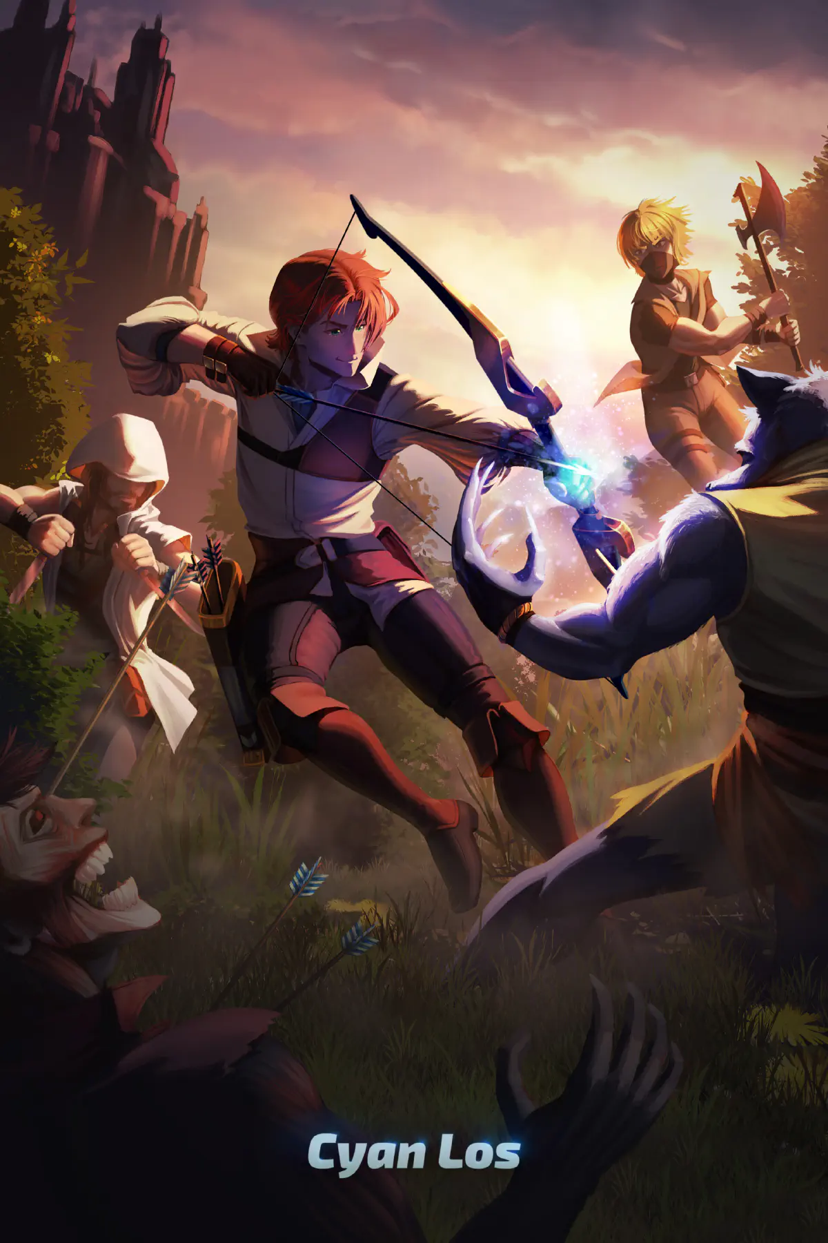 Rando Mercenary - Cover & Character Design